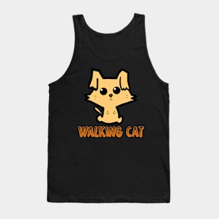 Walking Cat Tank Top